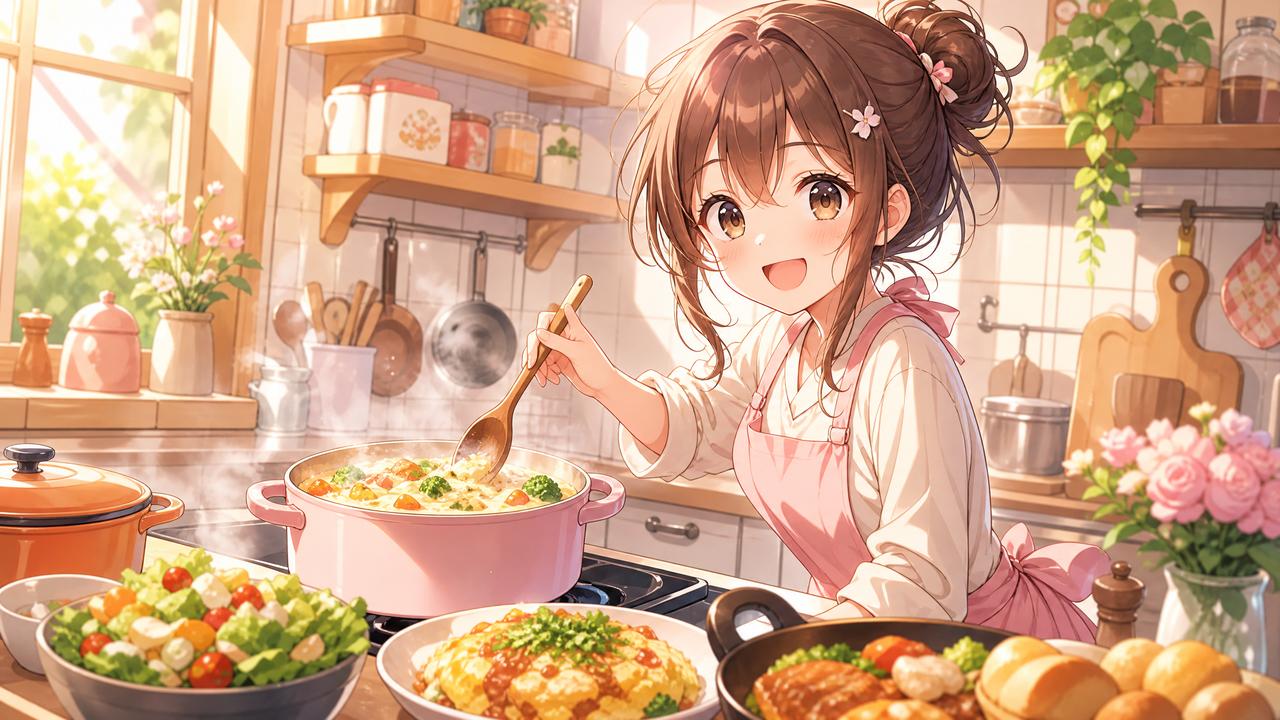 青春短片动漫-美食生活动漫